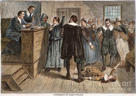 Salem witch trial images